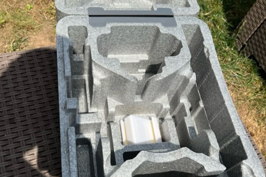 DJI Phantom 4 geöffneter Transportkoffer